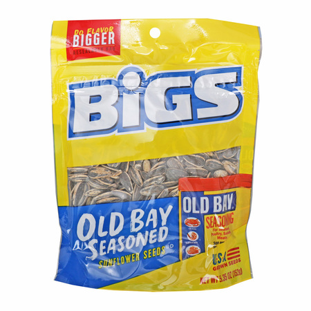 Bigs Bigs Old Bay Seasoned Shelled Sunflower Seeds 5.35 oz., PK12 1601201076